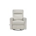 9658 Leather Swivel Rocker Recliner